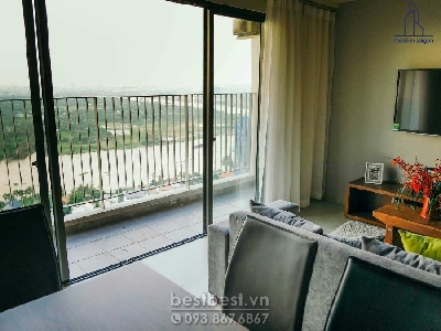  Apartment for rent in District 02 - Masteri Thao Dien . Address on 159 Hanoi Highway street , Thao Dien Ward, District 2, HCMC, nearby Metro An Phu station, 200m to SaiGon river, next to Vincom Shopping Mall District 02. There is good location from which tenants just need few minutes to drive to city center.
Located on 39 floor of Masteri Tower
